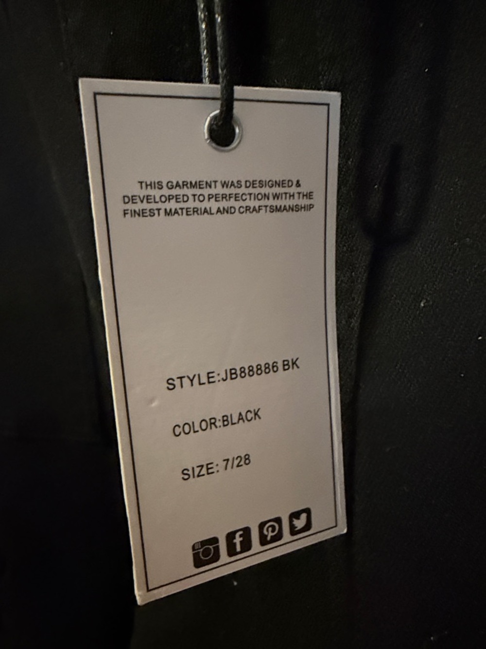 Judy Blue Black High-Rise Cargo Jeans - Picture 5 of 8